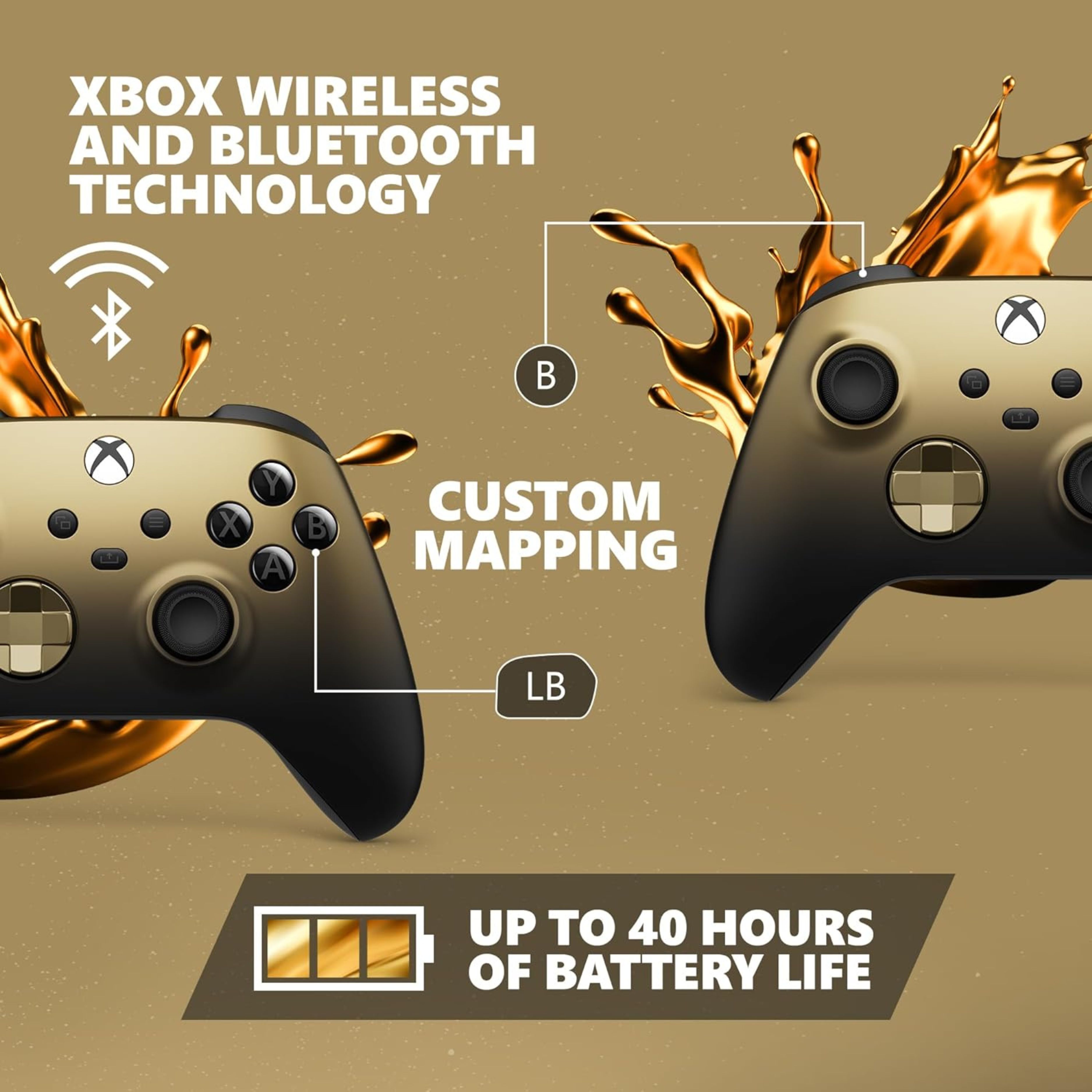 Xbox Wireless Controller – Gold Shadow Special Edition - Image 3
